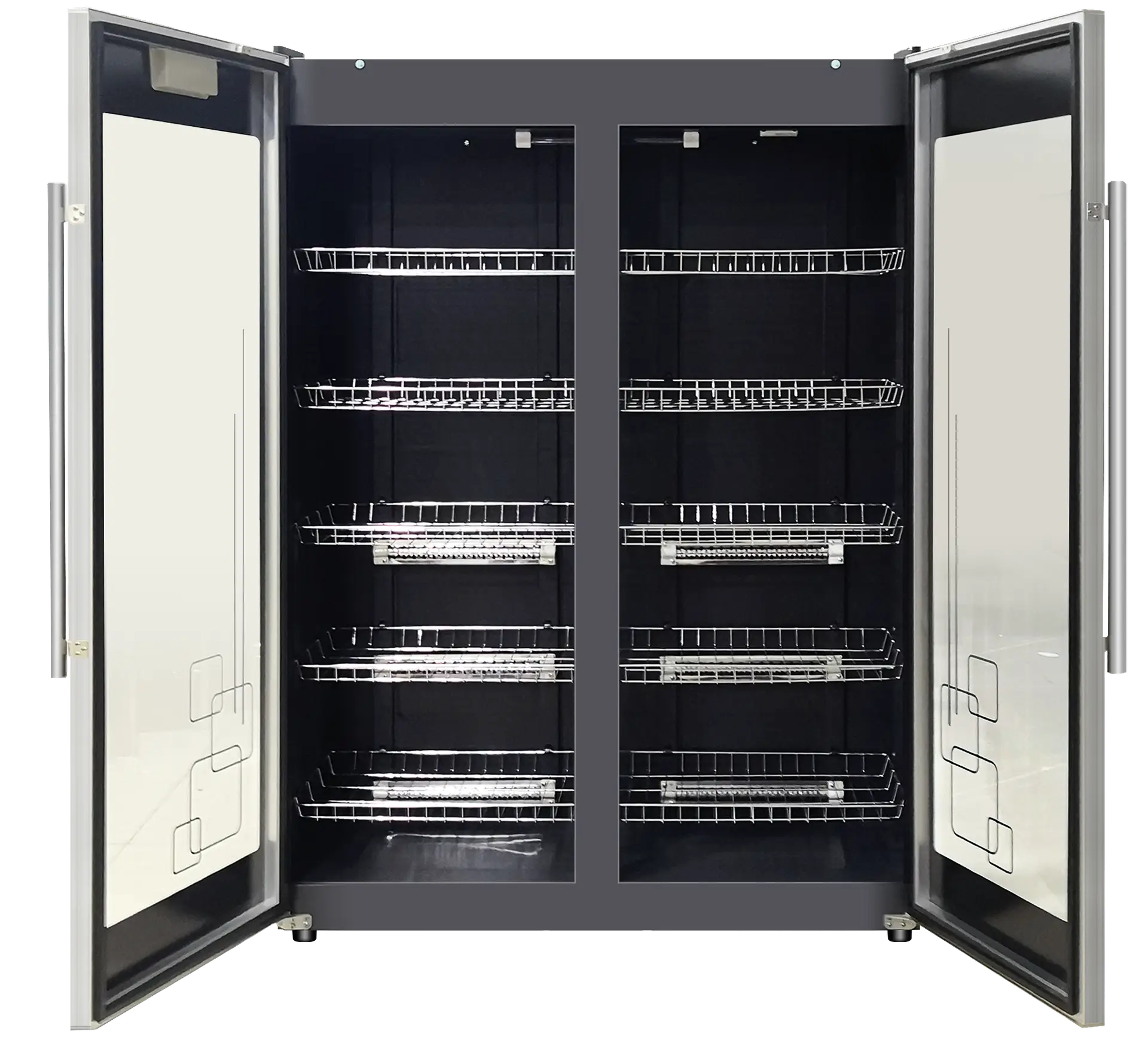 YTP910 Medical UV Ozone Disinfection Cabinet | Touch Screen, 60℃ Heating, Wardrobe-Style Design view 2