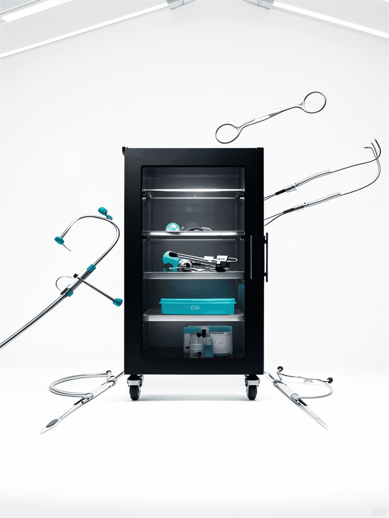 Legia Smart YTP300 medical UV ozone disinfection cabinet with touch screen