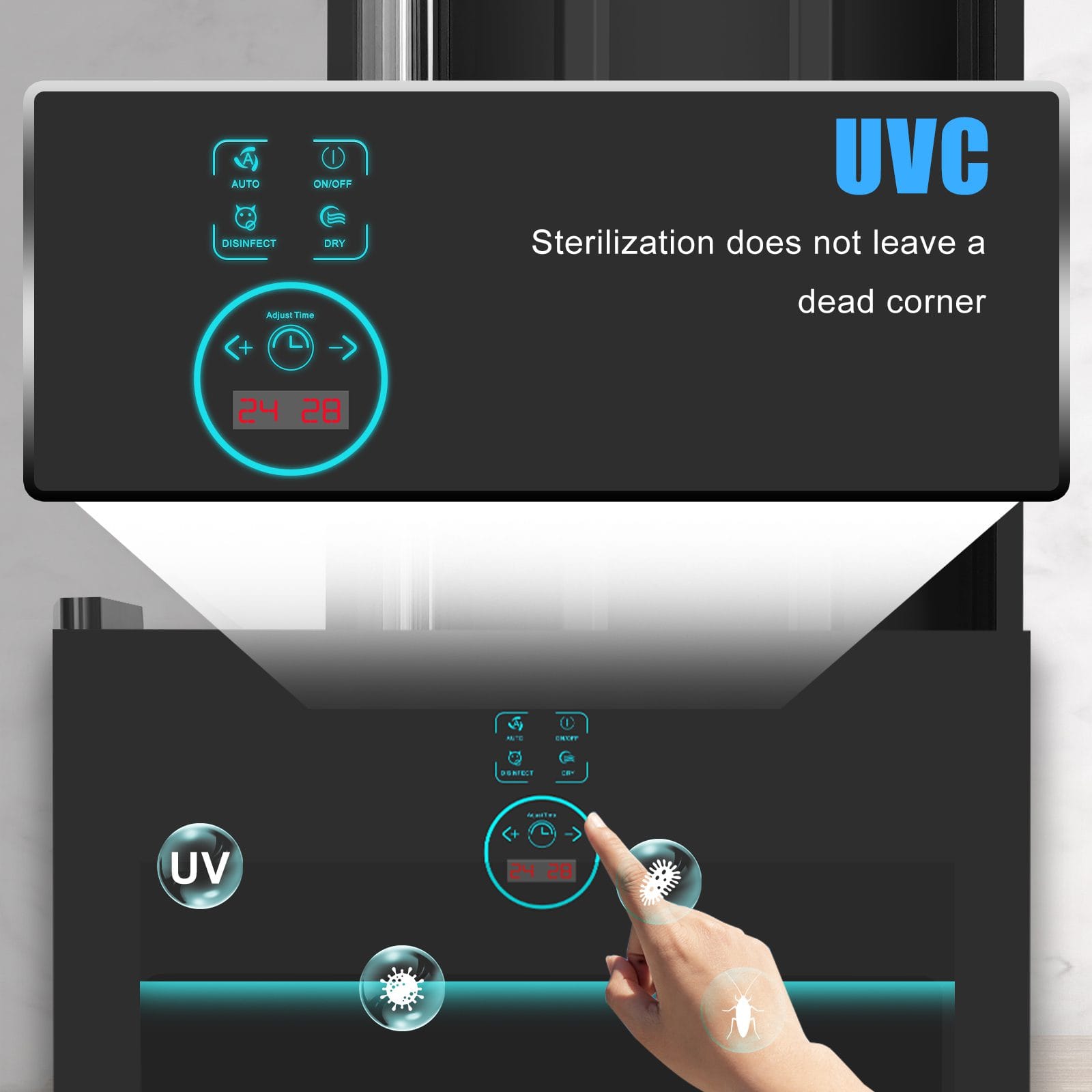 Legia Smart ZTP400L 400L UV ozone disinfection cabinet — view 3